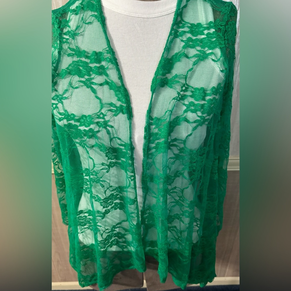 Green Lace Shawl